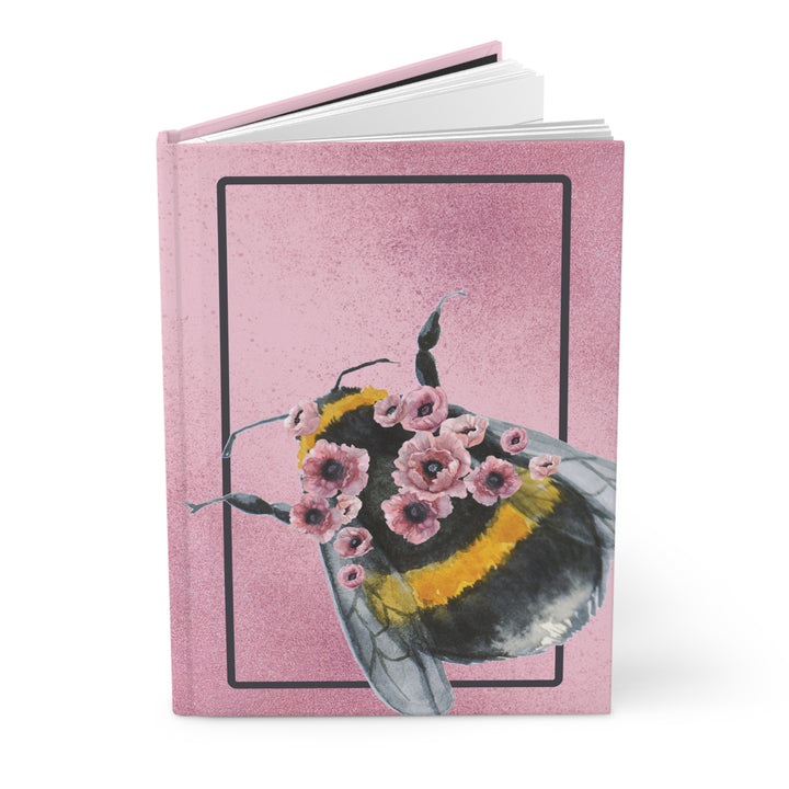 Pretty Round Bee Visitor Hardcover Journal