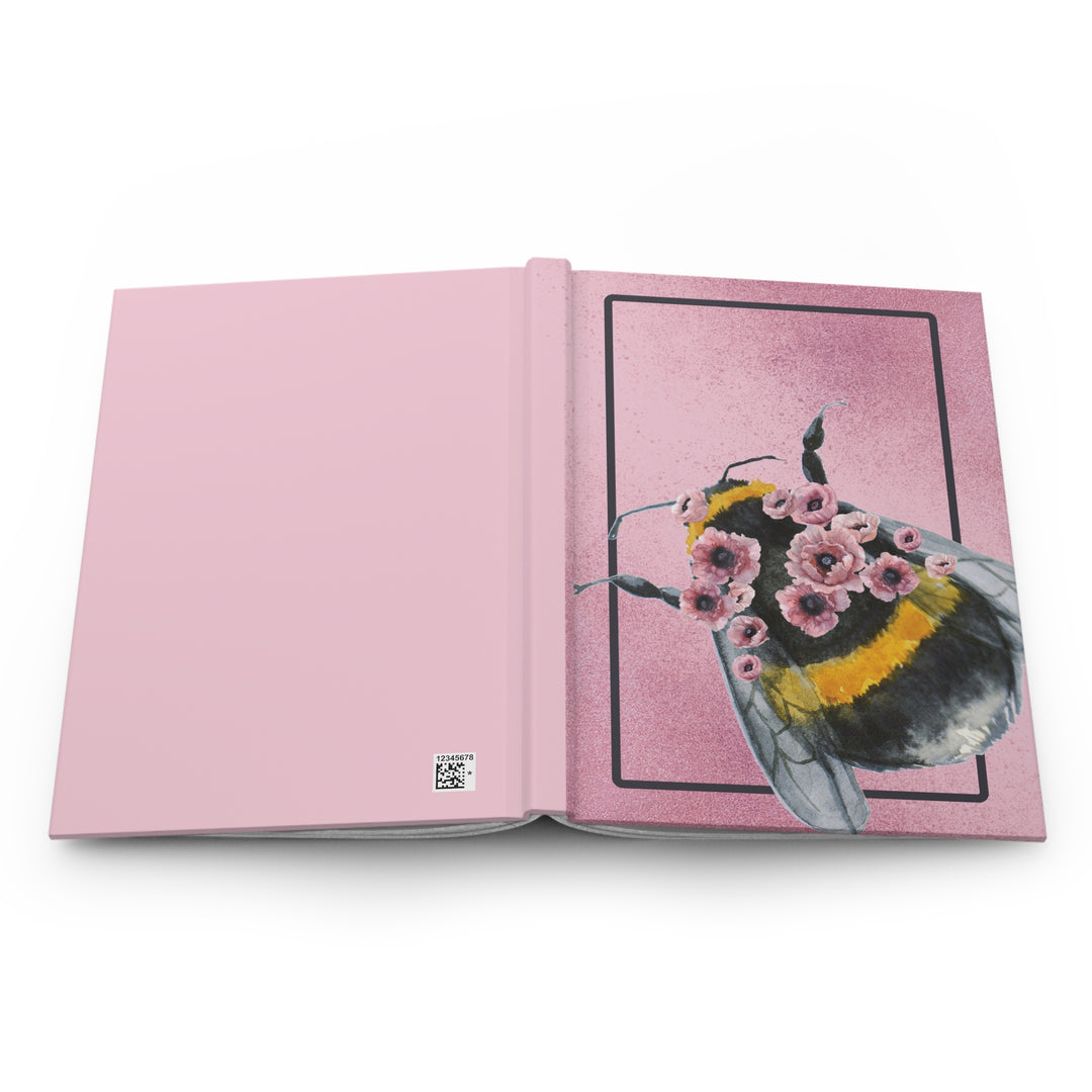 Pretty Round Bee Visitor Hardcover Journal