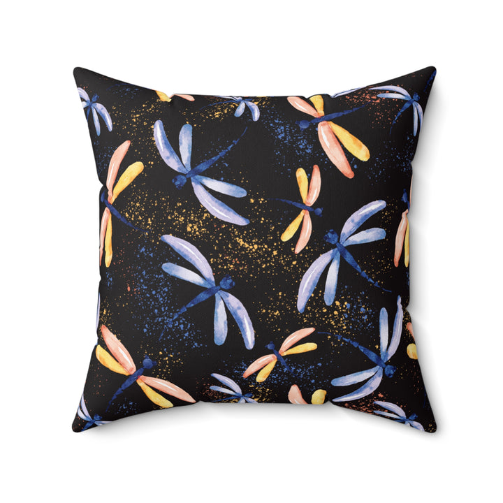 Dragonfly Throw Pillow - Fly Away In The Twinkle Of Night