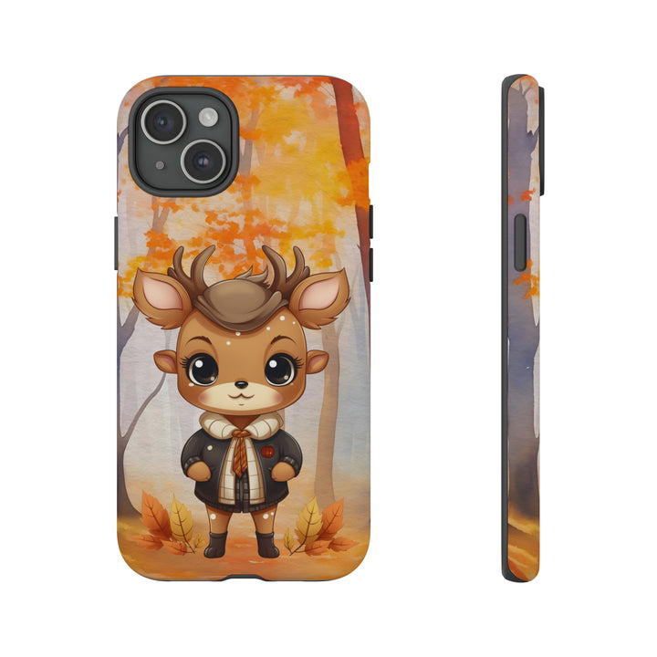 Autumn Forest Deer Phone Case for iPhone, Samsung, Pixel