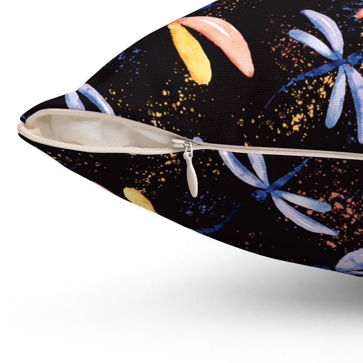 Dragonfly Throw Pillow - Fly Away In The Twinkle Of Night