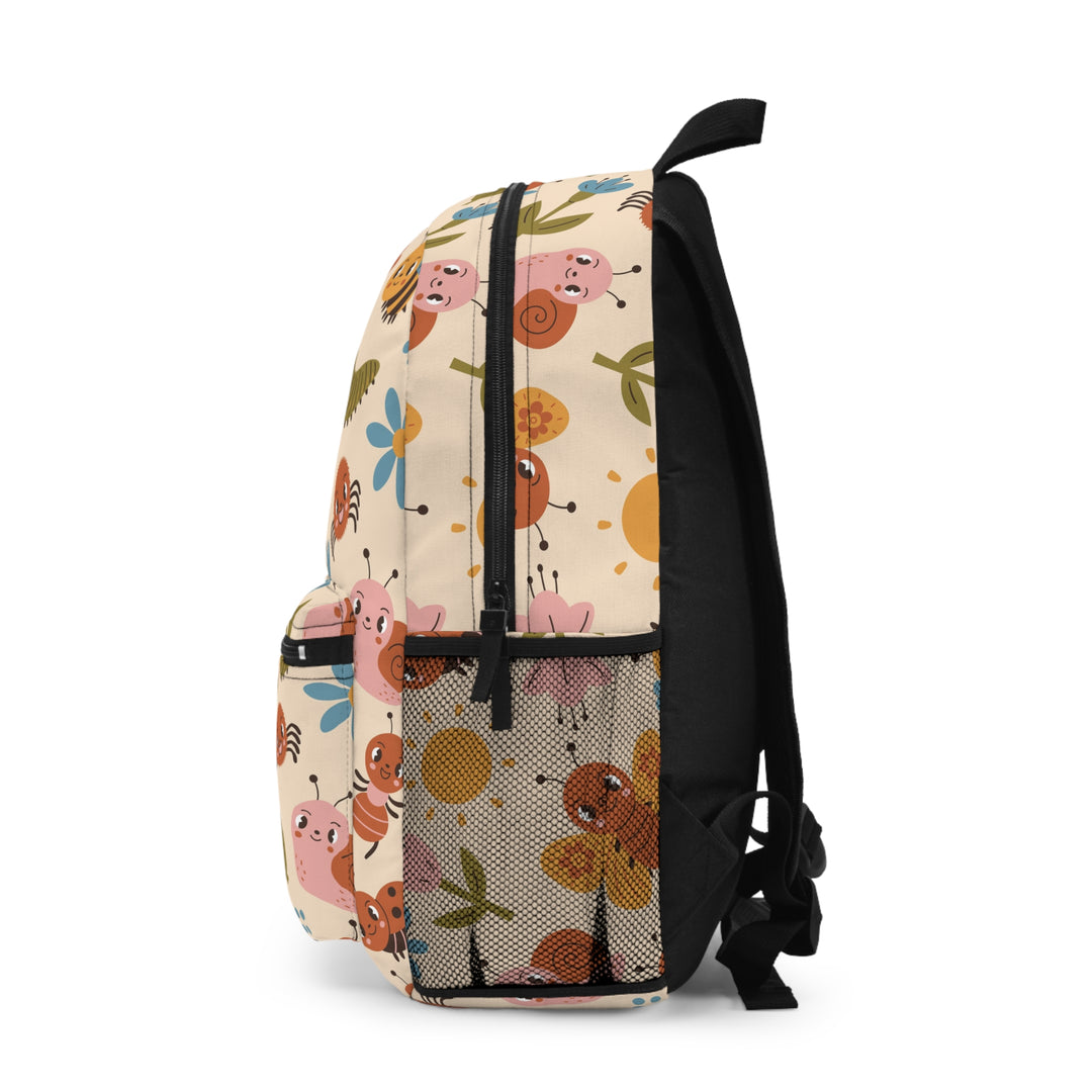 Quirky Buggy Bliss | Lightweight Printed Backpack