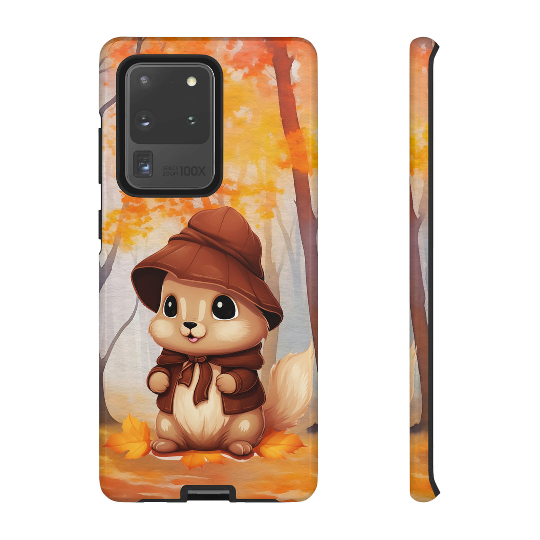Baby Autumn Chipmunk Phone Case for iPhone, Samsung, Pixel
