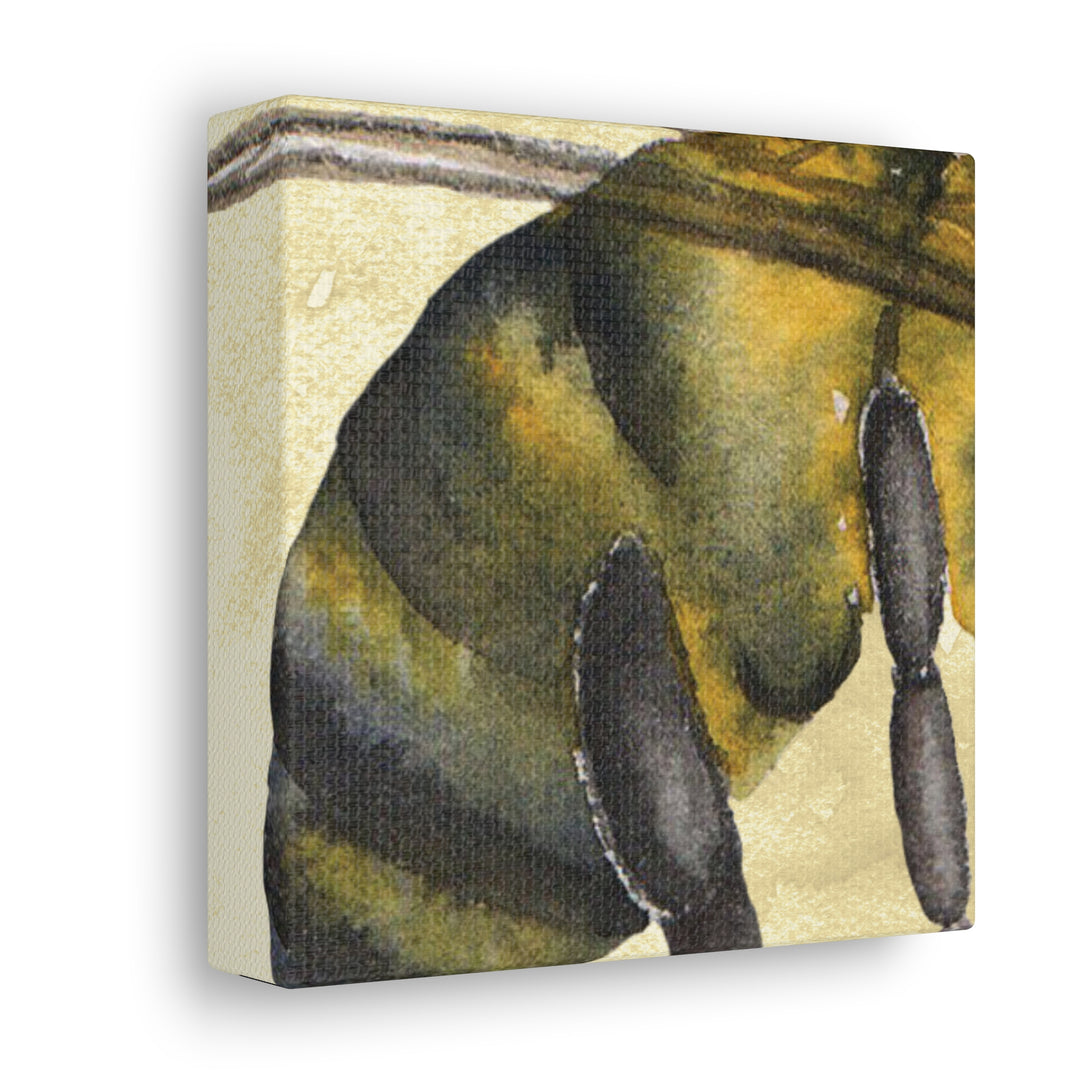 Buzzing On By | Mini Color Peeks Canvas Art Series
