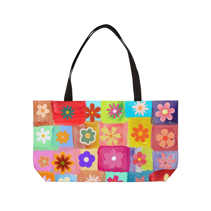 Happy Hippie Floral Tote Bag | Big Bag Everything Tote