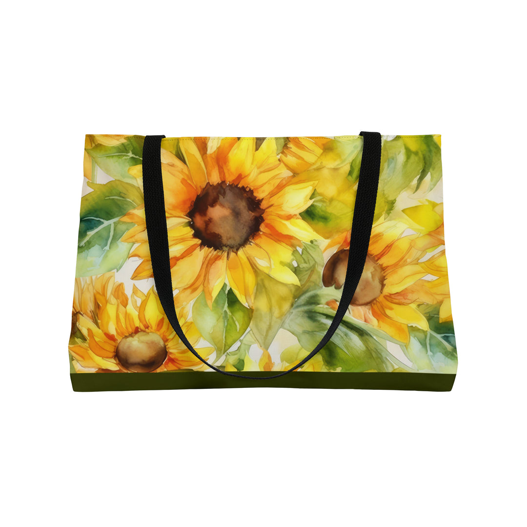 Watercolor Print Field of Sunflowers Everything Bag