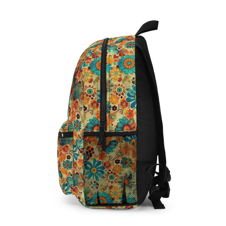 Gentle Grunge Garden | Floral Patterned Printed Backpack