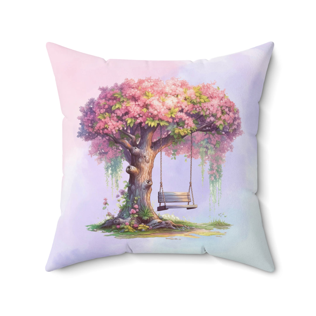 A Place to Rest Your Soul Under a Tree Throw Pillow