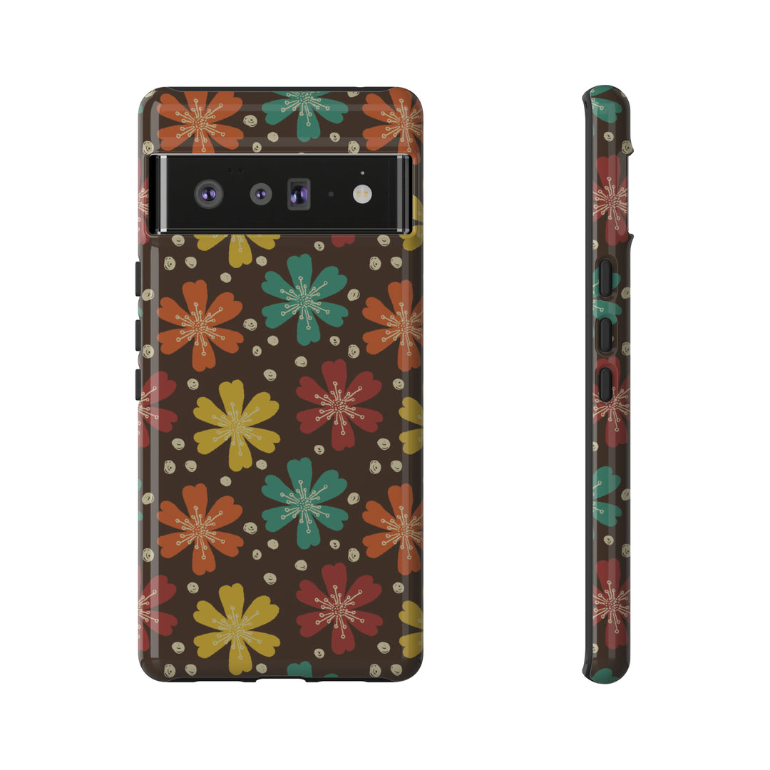 Retro Blooms in Color | Phone Case for iPhone/Galaxy/Pixel