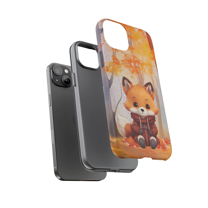 Baby Forest Fox Ready for Autumn - Samsung & iPhone Phone Case