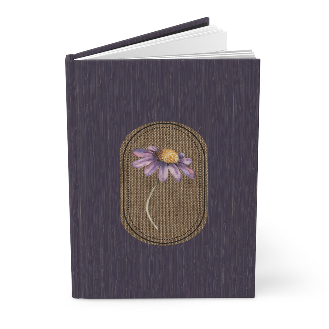 Purple Wildflower Patch Botanical Hardcover Nature Journal