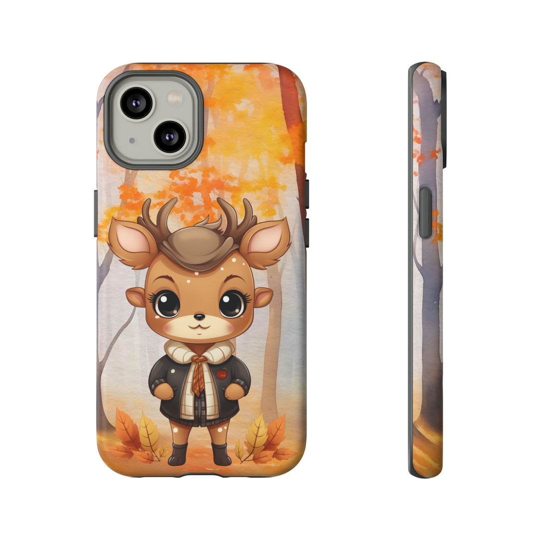 Autumn Forest Deer Phone Case for iPhone, Samsung, Pixel