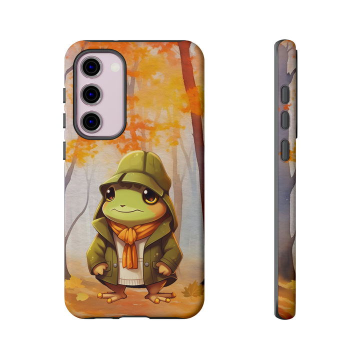 Autumn Forest Frog Phone Case for iPhone, Samsung, or Pixel