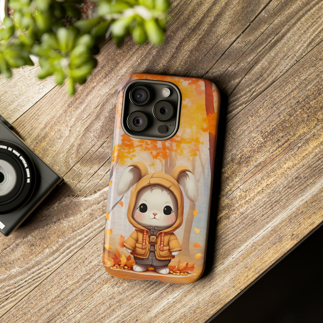 Baby Autumn Bunny Phone Case for iPhone, Samsung, Pixel