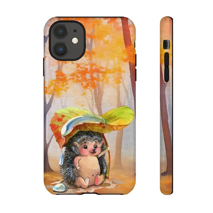 Baby Hedgehog in the Forest- Cute Phone Case for Samsung & iPhone