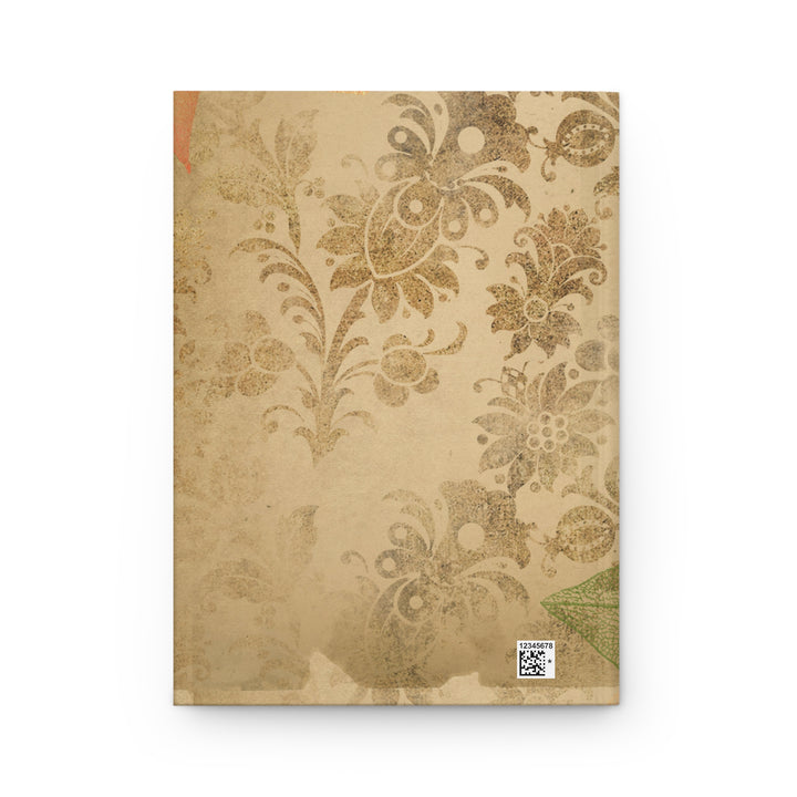 Old Fashioned Floral Mushroom Hardcover Journal