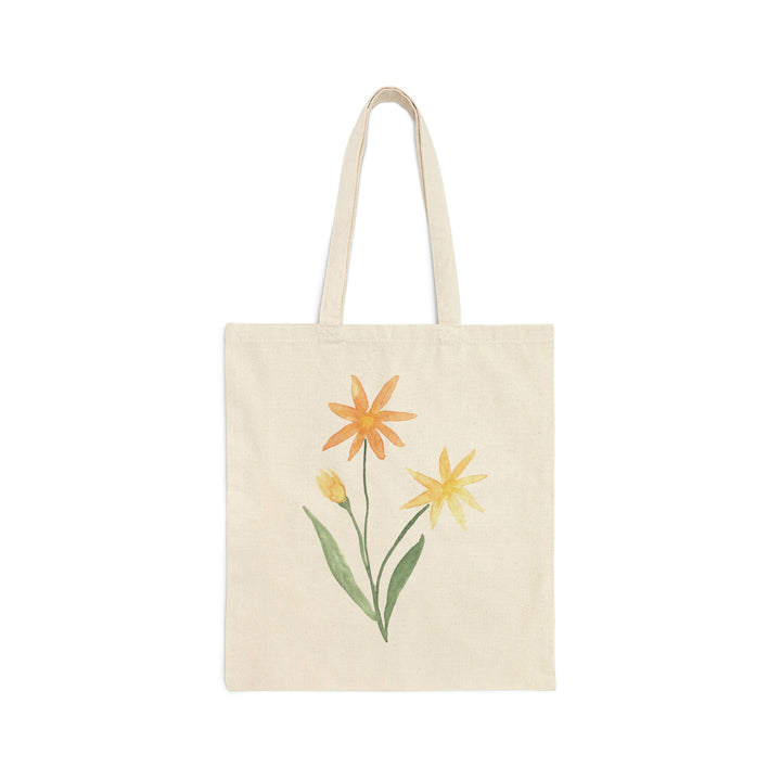 Simply Yellow Wildflower | Canvas Tote Bag