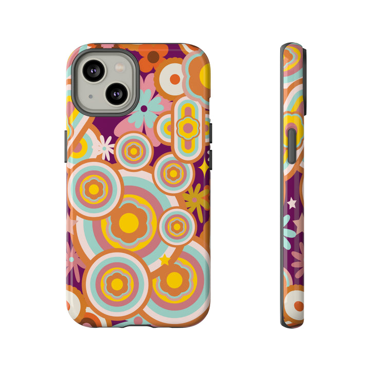 Groovy Retro Swirls Phone Case