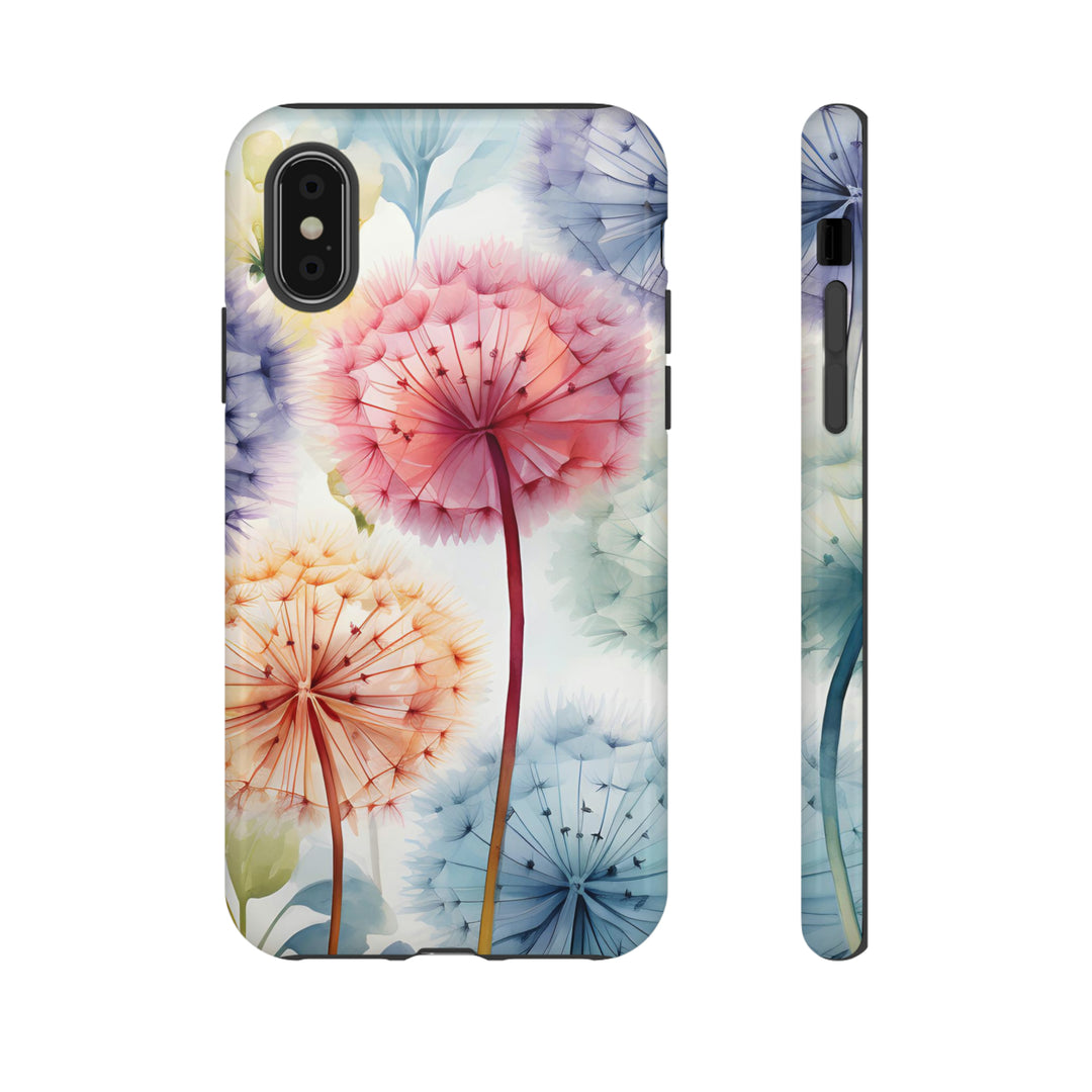 Colorful Field of Dandelions Phone Case