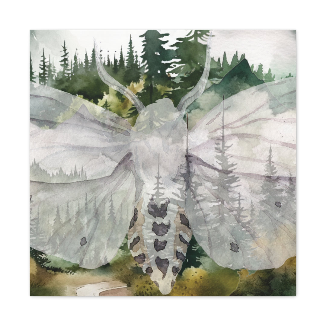 Ghost Moth Forest Dreams | Canvas Artwork