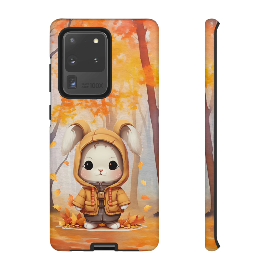 Baby Autumn Bunny Phone Case for iPhone, Samsung, Pixel
