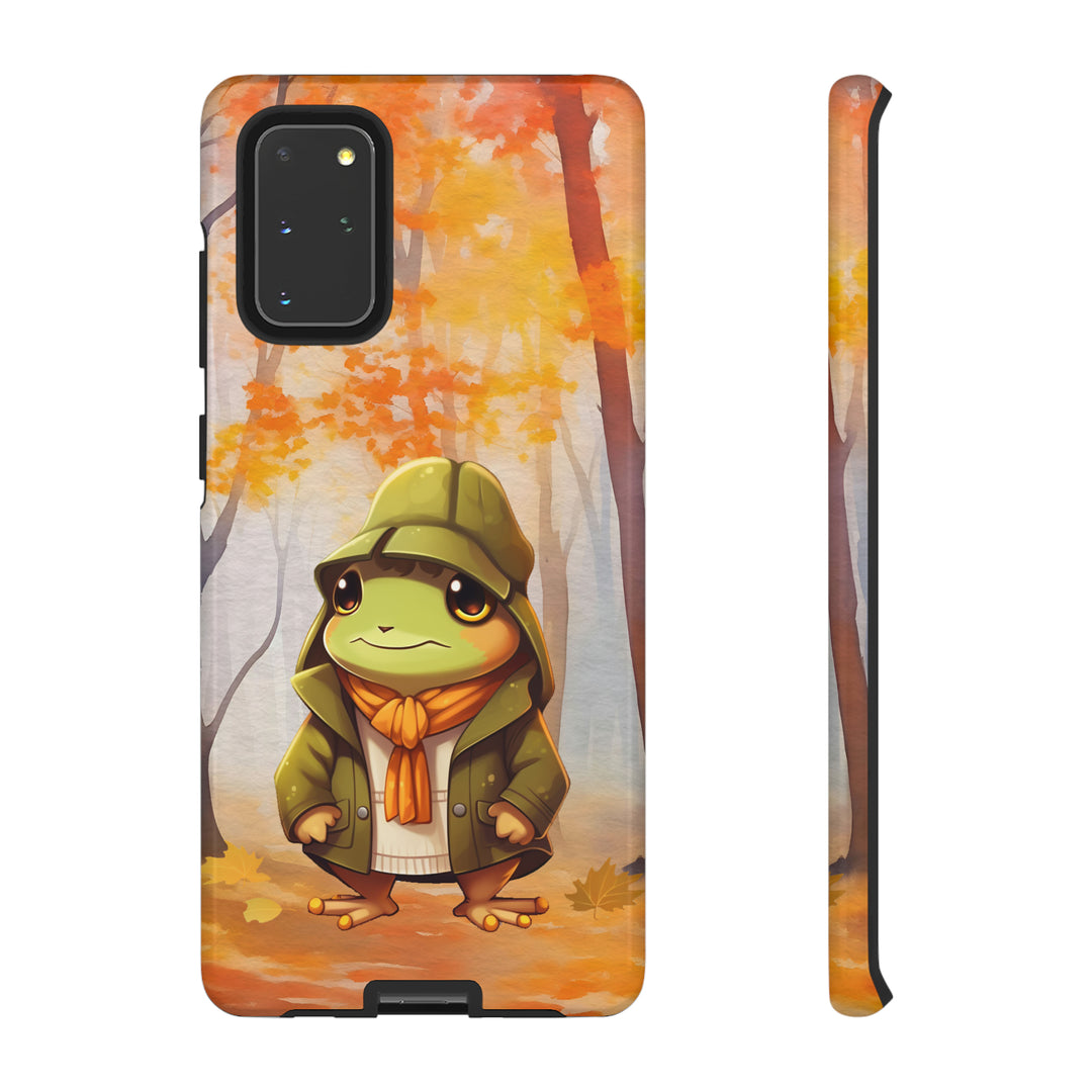 Autumn Forest Frog Phone Case for iPhone, Samsung, or Pixel