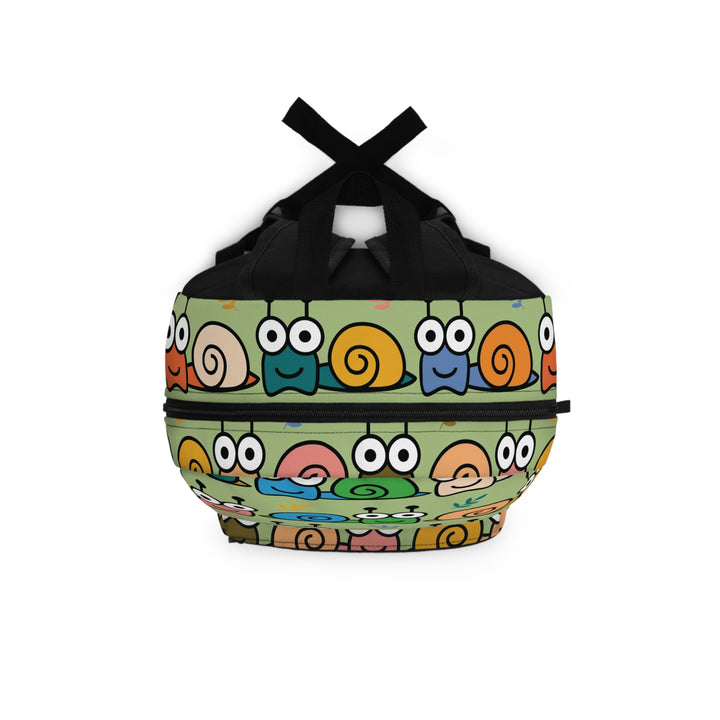 Silly Playful Snail Parade | Lightweight Printed Backpack
