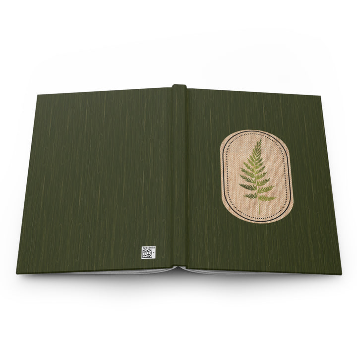 Fern Leaf Botanical Hardcover Nature Writing Journal