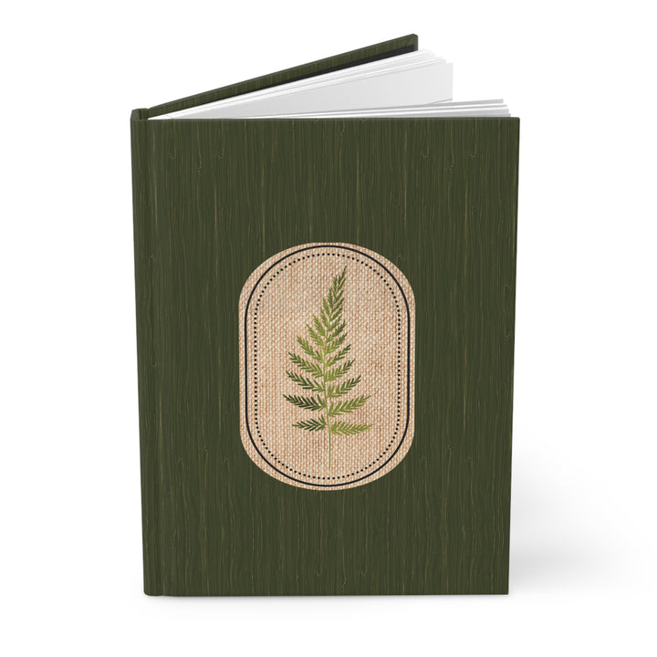 Fern Leaf Botanical Hardcover Nature Writing Journal