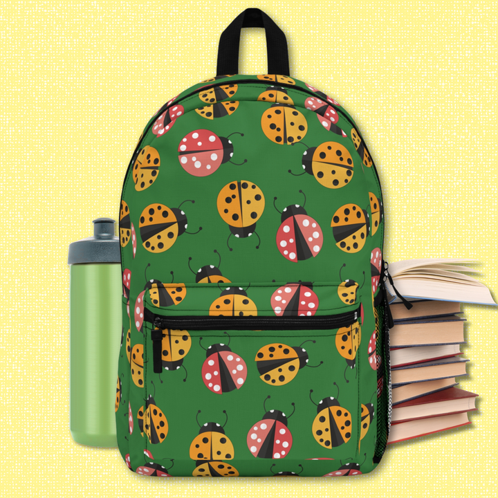 Freckled Joy Ladybugs | Lightweight Printed Backpack