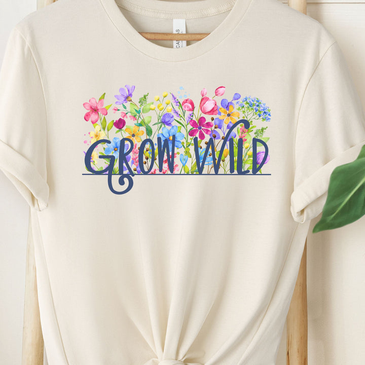 Grow Wild in the Wildflowers Women's Graphic Tshirt