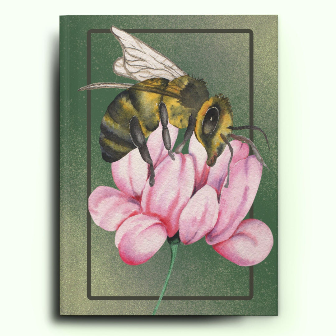Honeybee Visitor Hardcover Journal