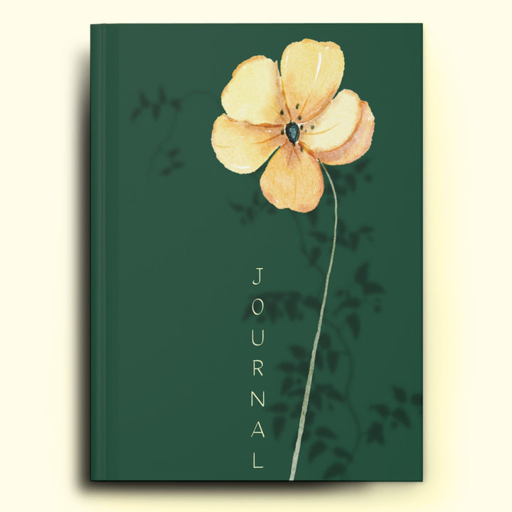 Yellow Wildflower Simplicity Journal