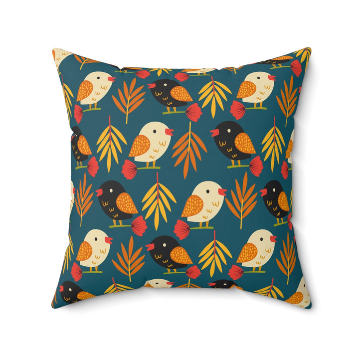 Whimsical Birds Decorative Throw Pillow in 4 Sizes