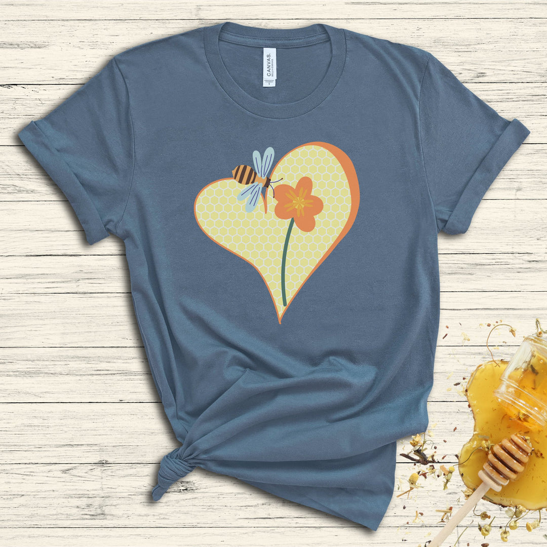 Flower Love Bee Graphic Tshirt Idylissa