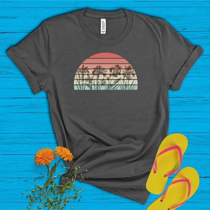 Wildflower Sunrise Graphic Tshirt Idylissa