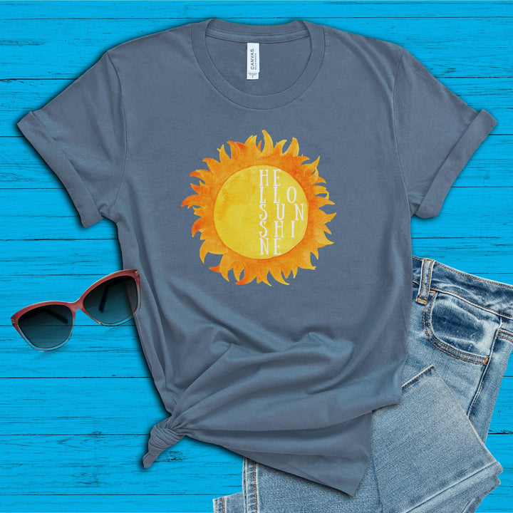 Hello Sunshine! Graphic Tshirt Idylissa