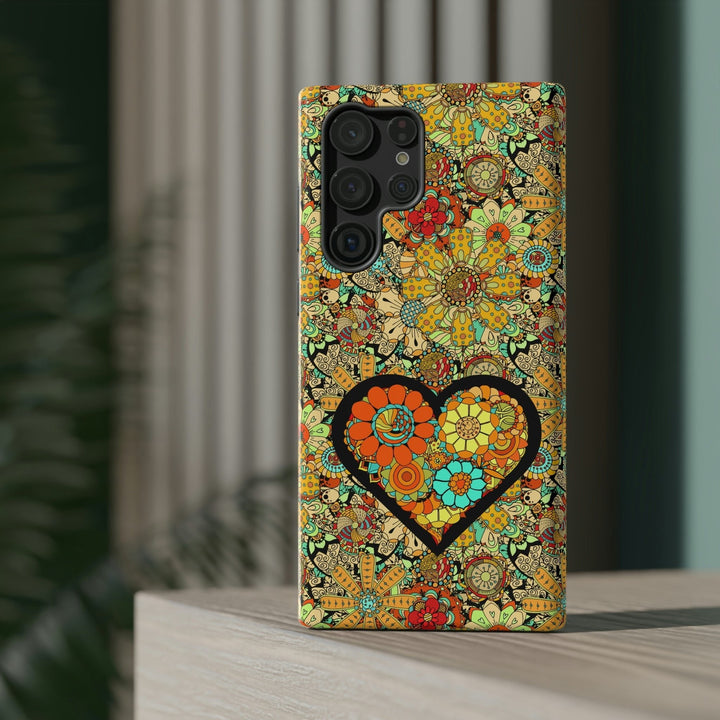 Ornate Doodles Heart Phone Case Idylissa