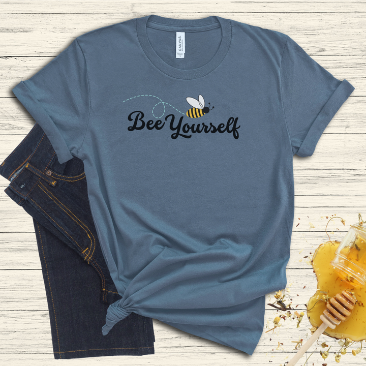 Cute Bee Yourself Graphic Tshirt Idylissa