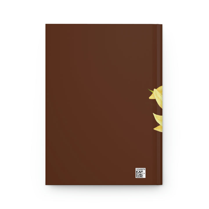 Sunflower Brown Hardcover Journal Idylissa