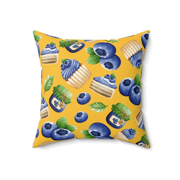 Delicious Dreams of Everything Blueberry - Throw Pillow Idylissa