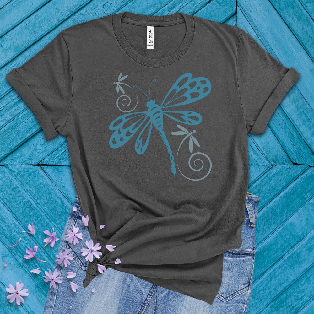 Three Dragonflies Graphic Tshirt Idylissa