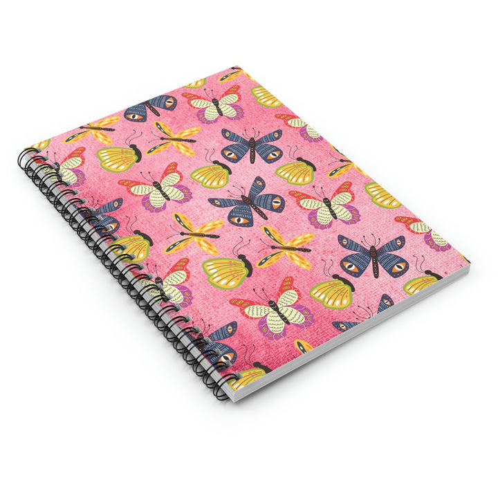 Butterfly Cotton Candy Daydream - 8"x6" Spiral Notebook Idylissa