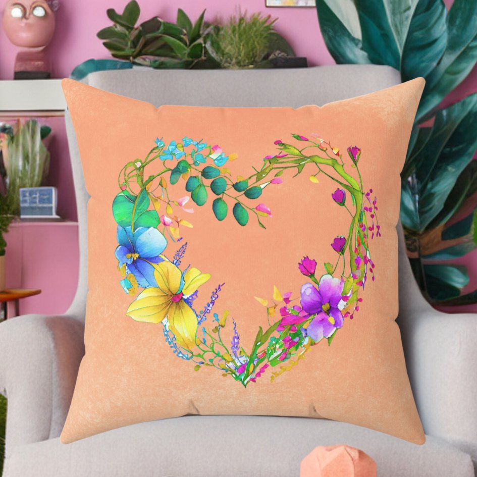 Flowers to Fall In Love With Decorative Throw Pillow