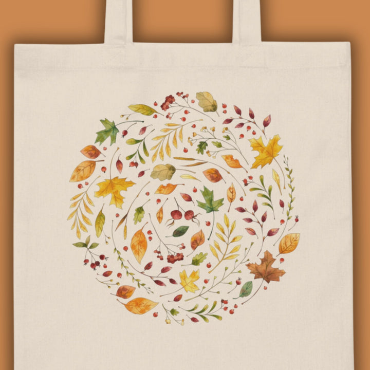 Swirl of the Forest Harvest Canvas Tote Bag