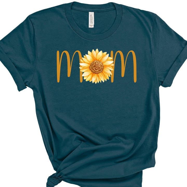 Just for MOM Sunflower Classic Graphic Tee - Choose Your Color