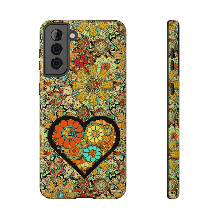 Ornate Doodles Heart Phone Case Idylissa