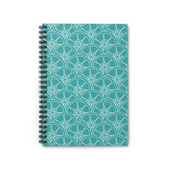Peaceful Flowers In The Round - Everyday Spiral Notebook Idylissa